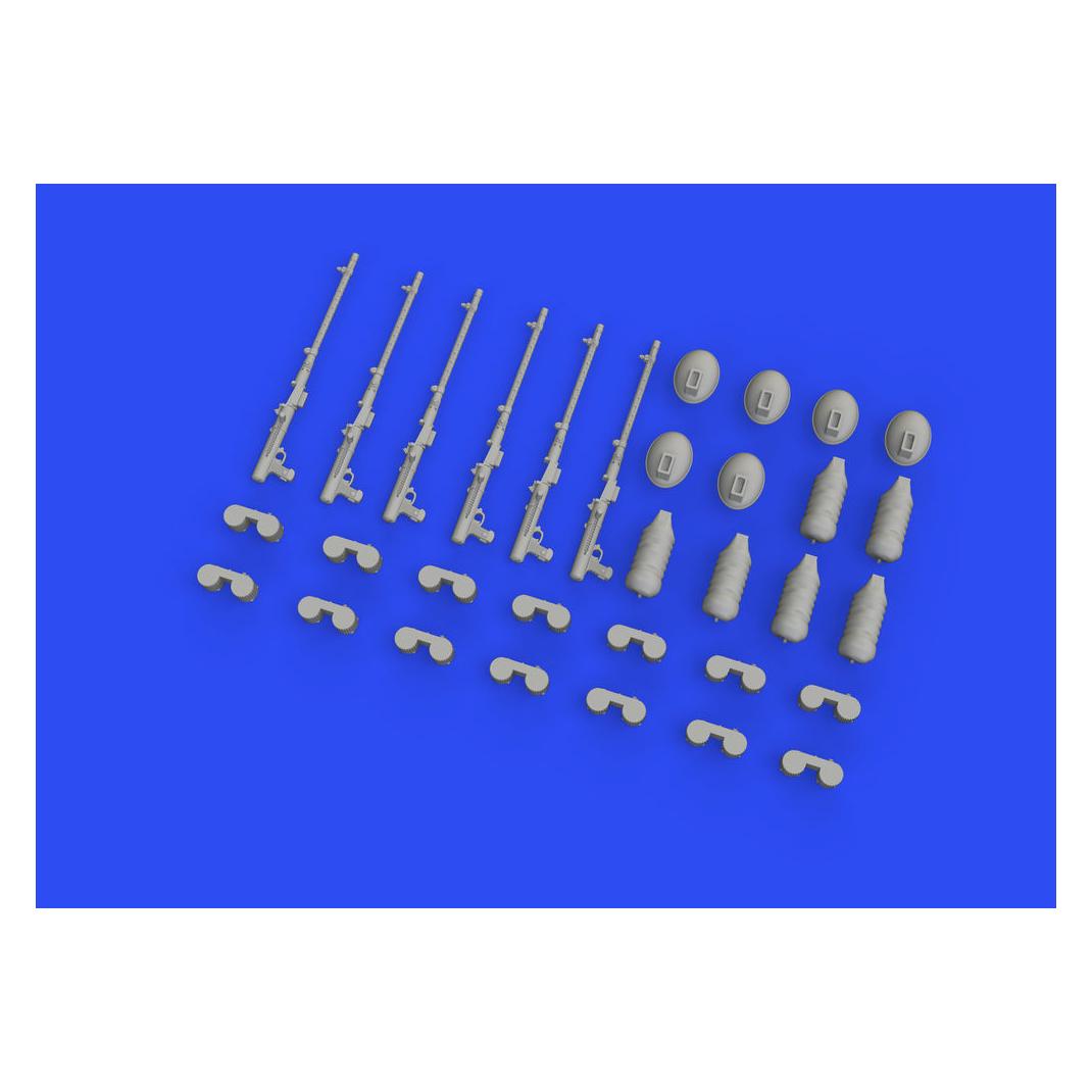 Eduard Do 17Z bomber guns 1/48 for /ICM (648609)
