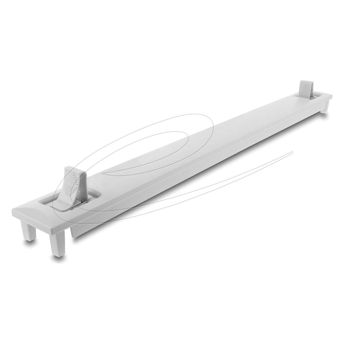Delock 19 1 HE Blindpanel ABS Kunststoff mit Einrastfunktion (Snap-In) grau (67274)