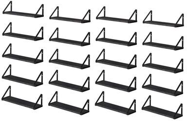"Wallniture Ponza 17""x4.5"" Wood Shelves for Farmhouse Decor, Wall Bookshelves, Decorative Shelf, Custom Finish and Piece Options"