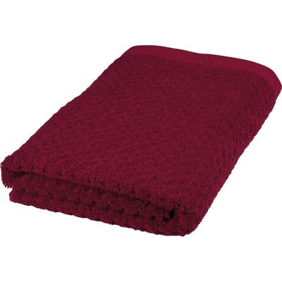 Duschtuch ROSS "Harmony", rot (kirsche), B:70cm L:140cm, Frottier, Baumwolle, Handtücher, 100 % Baumwolle, Hoch Tief Struktur, viele Farben