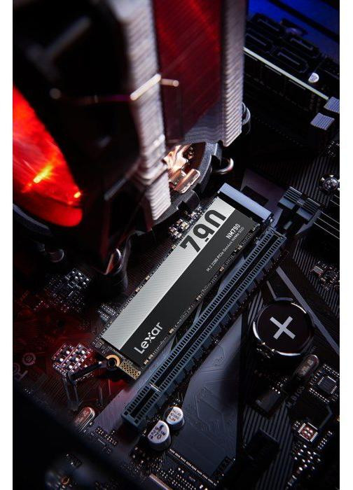 Lexar NM790 SSD 512 GB M.2 2280 PCIe Gen 4x4 NVMe met leessnelheid 7400 MB/s compatibel met PC en PS5