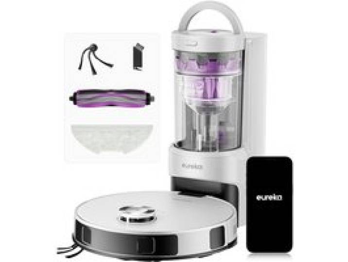 E20 Evo Plus Robot Aspirateur Laveur Avec Station Sans Sac Aspiration 10000 Pa Aspirateur Robot Autovidange Anti Enchevêtrement Pou