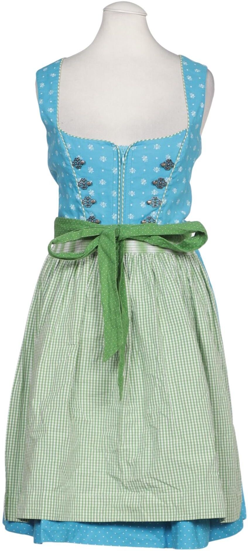 Wenger Tracht Damen Kleid, Mehrfarbig, Gr. EU 34, Baumwolle - Second Hand