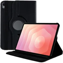 Cazy Tablet-Hülle geeignet für Samsung Galaxy Tab S11 - 360° Drehbare Tablet-Hülle - Schwarz (Samsung Galaxy Tab S11), Tablet Hülle, Schwarz