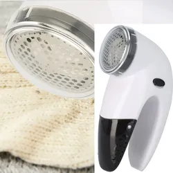 Fusselentferner mit Auffangbehälter - Elektrischer Textilrasierer für Pullover & Decken - Batteriebetrieben - Sicher & Effektiv für alle Textilien