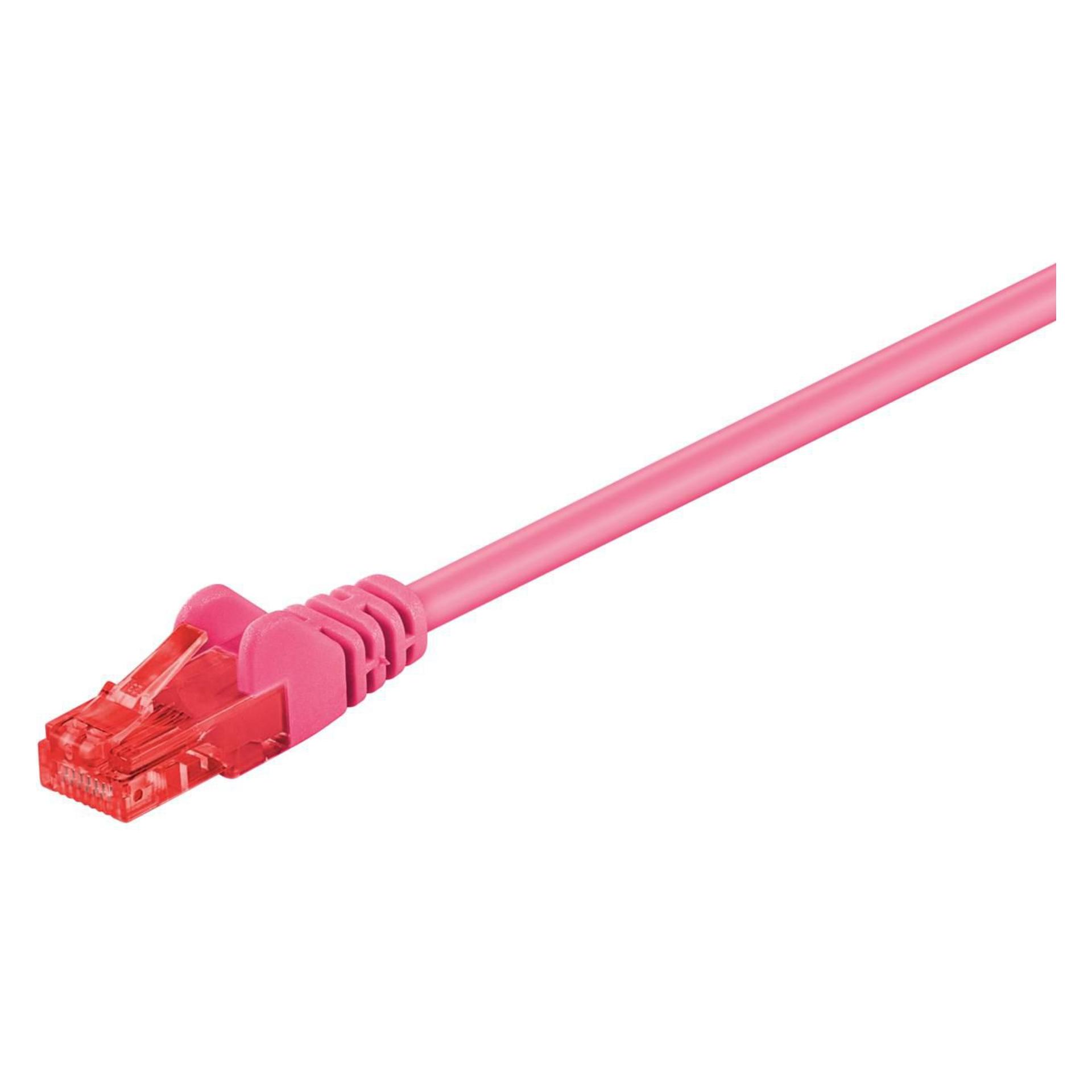 MicroConnect U/UTP CAT6 2M Pink PVC (UTP, CAT6, 2 m) (B-UTP602PI)
