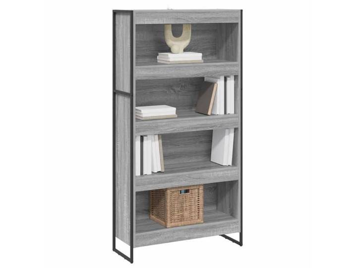 Décoratif - Bibliothèque Étagère à livres Étagère de Rangement - Lot de 2 - Gris Sonoma 80x30x155 cm 8862152