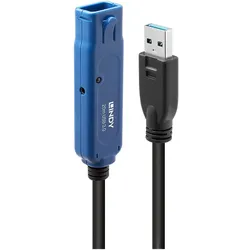 Lindy 20m USB 3.0 Aktivverlängerung Pro USB 3.0 Verbindungen bis zu 40m (20 m, USB 3.2 Gen 1), USB Kabel