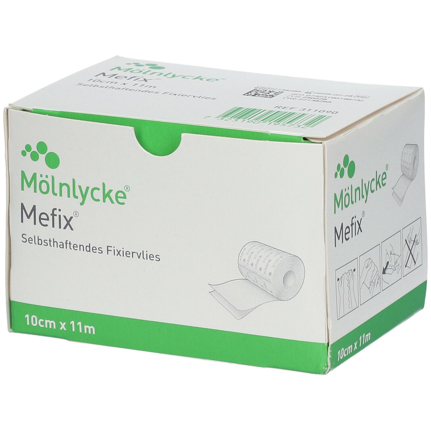Mefix Fixiervlies 10 cmx11 m 1 St Pflaster