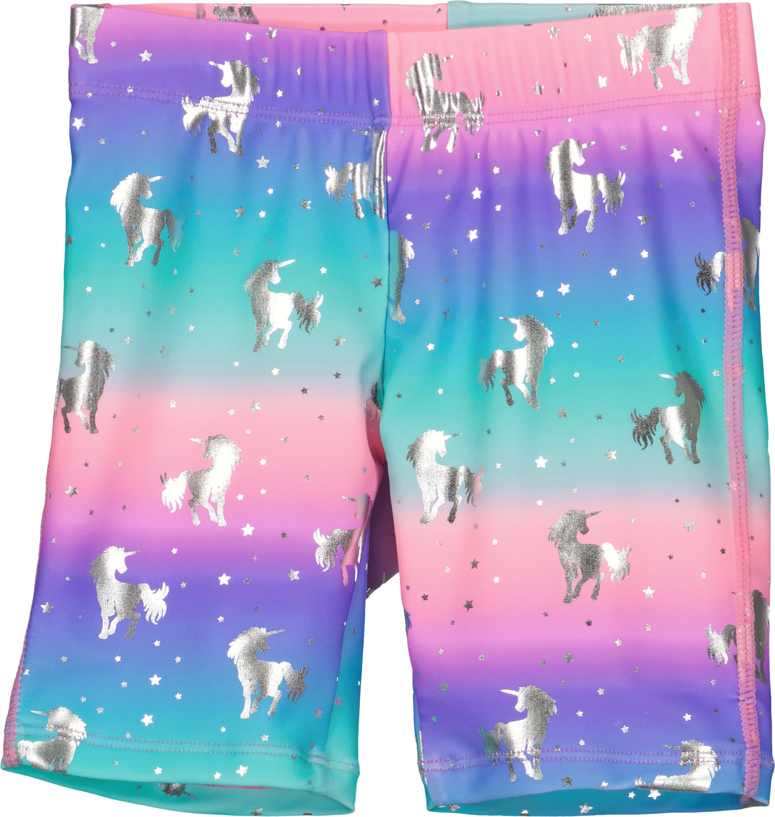Shirt & Shorts BLUE SEVEN, Mädchen, Gr. 104 (110), bunt (azalee), Jersey, Obermaterial: 85% Polyester, 15% Elasthan, bedruckt, gestreift, KOB Set-Artikel Shirt & Shorts, Beach-Set für den Strandurlaub