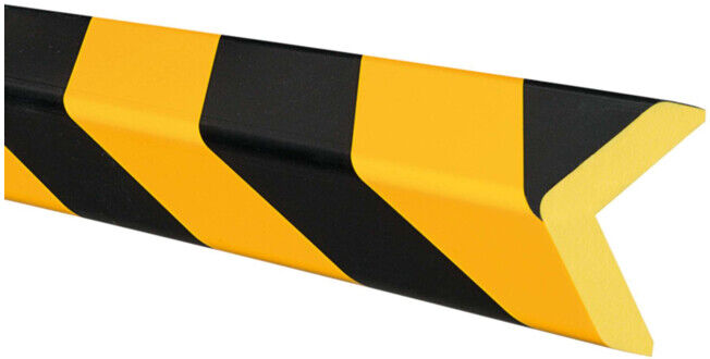 MORION Protection anti-chocs protection d’angle forme d’angle 47 × 47 mm jaune/noir autocollante 1000 mm ; MORAVIA (422.22.200)