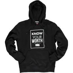 Difuzed - Hoodie Herren - Monopoly »Know Your Worth« (schwarz)