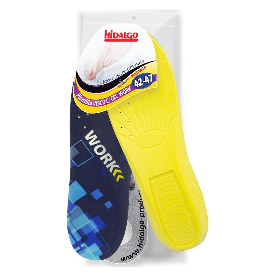 Hidalgo Viscose work insoles with gel, sizes 42-47 (68306851)
