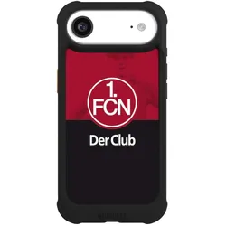 Nivocase Hülle für Apple iPhone Air Stossfeste Handyhülle NIVOmax Case Schwarz 1. FC Nürnberg Der Club (Apple iPhone Air), Smartphone Hülle, Schwarz