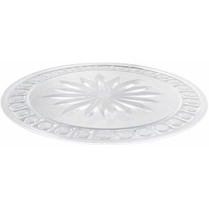 Westmark Tortenplatte 34552211, in Glasoptik, aus Kunststoff, Ø 31 cm, transparent