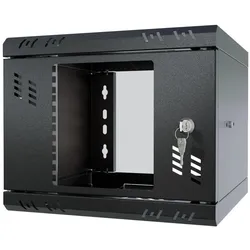 Stalflex SZAFA RACK WISZĄCA R10-4U/300-GB-V2 (4 HE, 10 Zoll Rack), Serverschrank, Schwarz