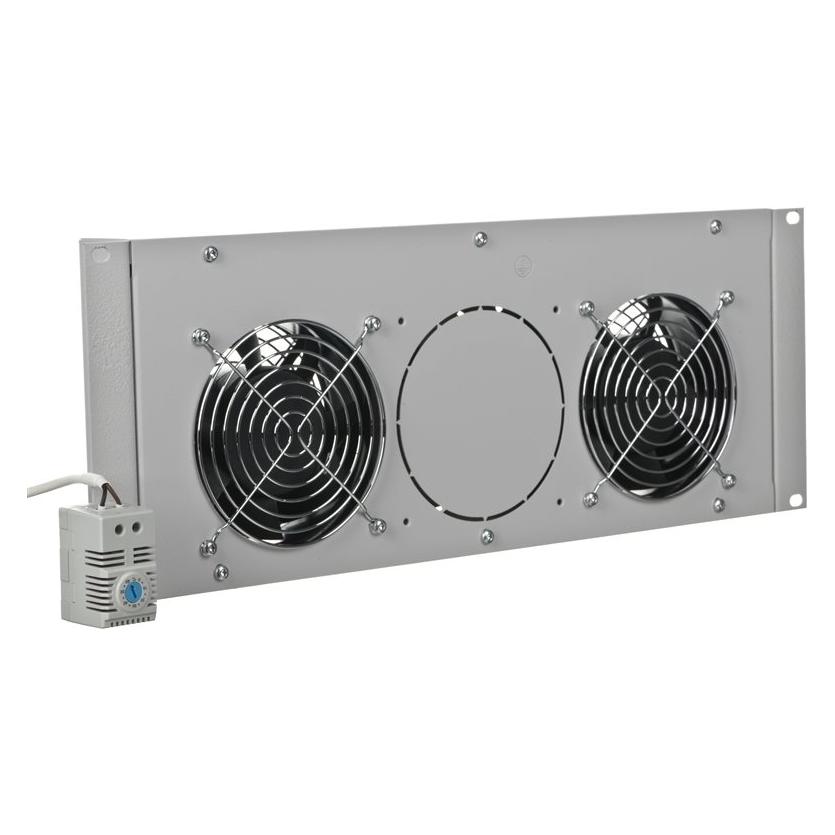 Triton RAC-CH-X21-A1 - Rack-Lüftereinsatz - mit 2 Ventilatoren, Thermostat - Wechselstr (RAC-CH-X21-A1)