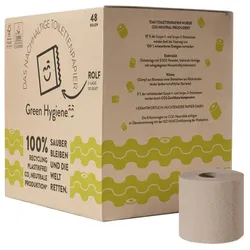 Green Hygiene® Toilettenpapier ROLF 2-lagig Recyclingpapier