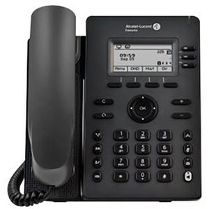 Alcatel-Lucent Essential ALE-2 Telefon, grau, schnurgebunden, Anrufbeantworter