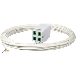 EFB 53682.50 FTTH Hutschienenadapter, 2x SC/APC Kupplung, Laserschutz integriert, 50m Drop 5368250