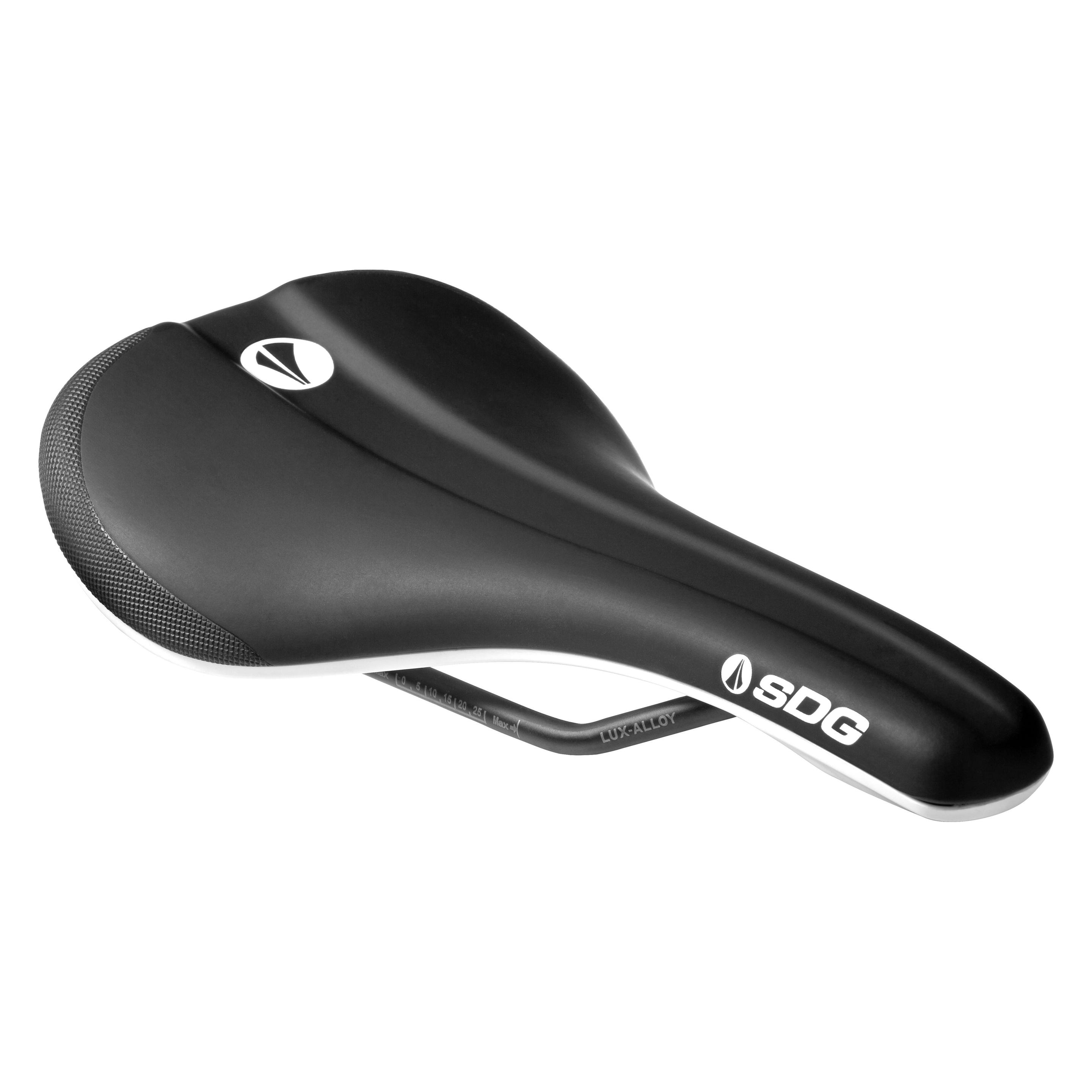 Sdg Bel-Air 3.0 Sattel, Lux-Alloy, 7x7mm, black/white (SDG-06342)