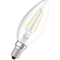 Ledvance E14 LED Kerzenlampe Classic klar 2,5W wie 25W 2700K warmweißes Licht