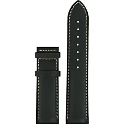 Certina - Leder Ds Pilot Chrono Lederband Schwarz 21/20mm, Ohne Schnalle, Xl C610015484 - genarbt,kalb,schwarz