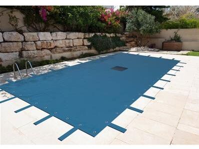 Ribimex Bâche pour piscine 5x8 m 140 g/m2