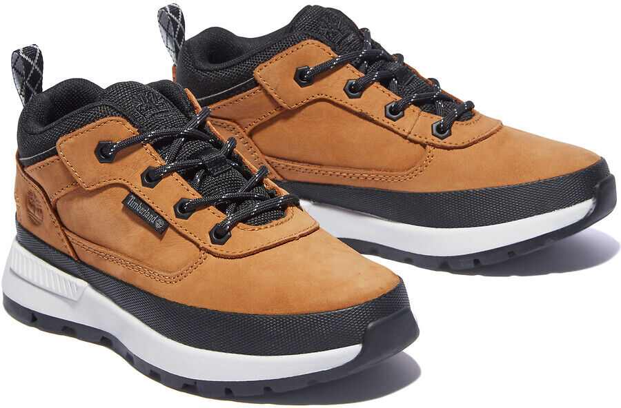 TIMBERLAND Baskets en cuir avec lacets élastiqués FIELD TREKKER LOW LACE