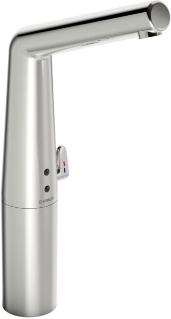 Hansa HANSADESIGNO Style Robinet lavabo infrarouge, pile, portée 164 mm, chrome (51942201)