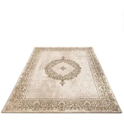 KURZFLORTEPPICH, orientalisch, Florhöhe 8 mm, Beige, 160 x 220 cm