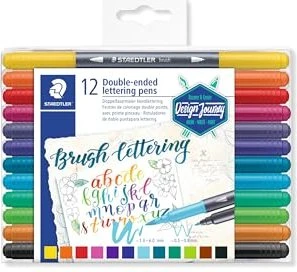 Staedtler Filzstifte Brush Lettering Duo - 12 Farben