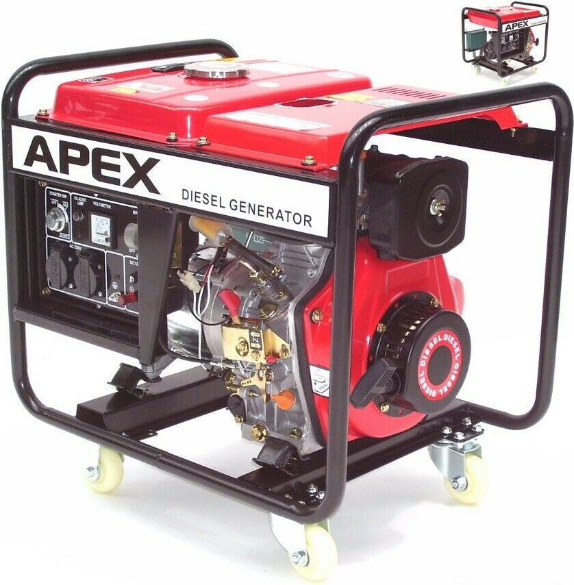E-Start Diesel Stromerzeuger Generator 2500 Notstromaggregat E6283