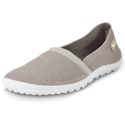 Barfußschuh LEGUANO "FLAIR", Damen, Gr. 36, beige (sand), Textil, Schuhe Barfußschuh, Ballerina, Slipper, Bequemschuh, der das taktile Empfinden verstärkt