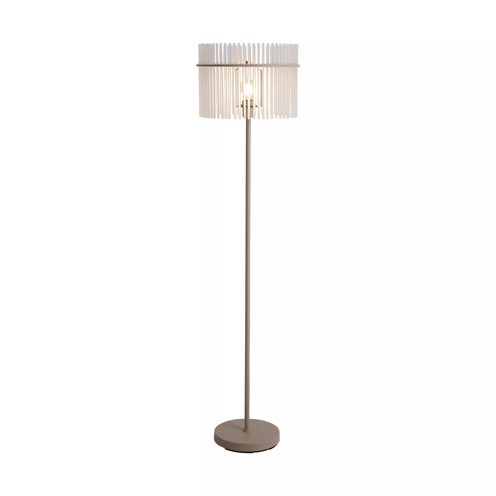 Searchlight Vloerlamp Swizzle beige Hoogte: 152 cm