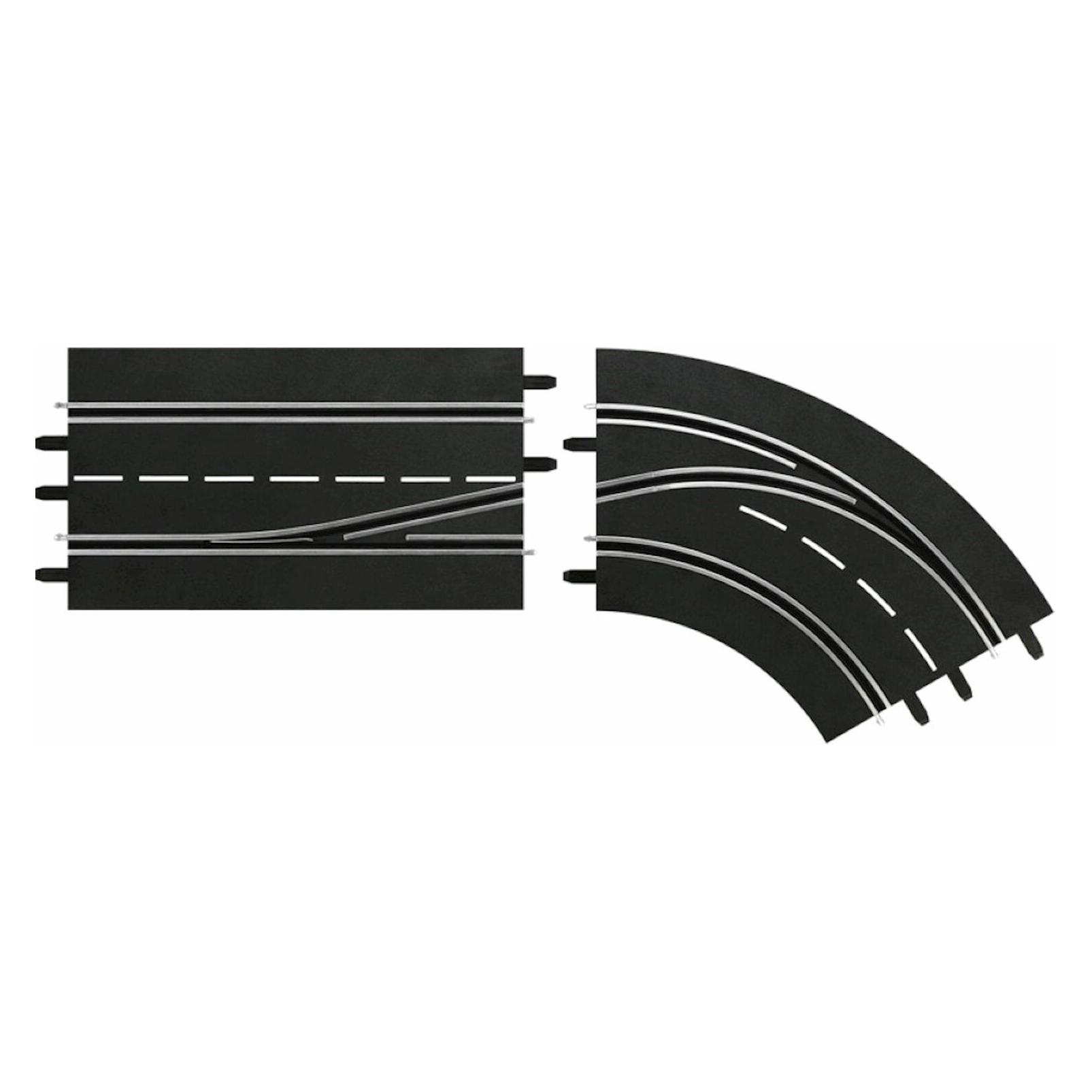 Carrera D124/132 Spurwechselkurve R.in. 2x (30364)