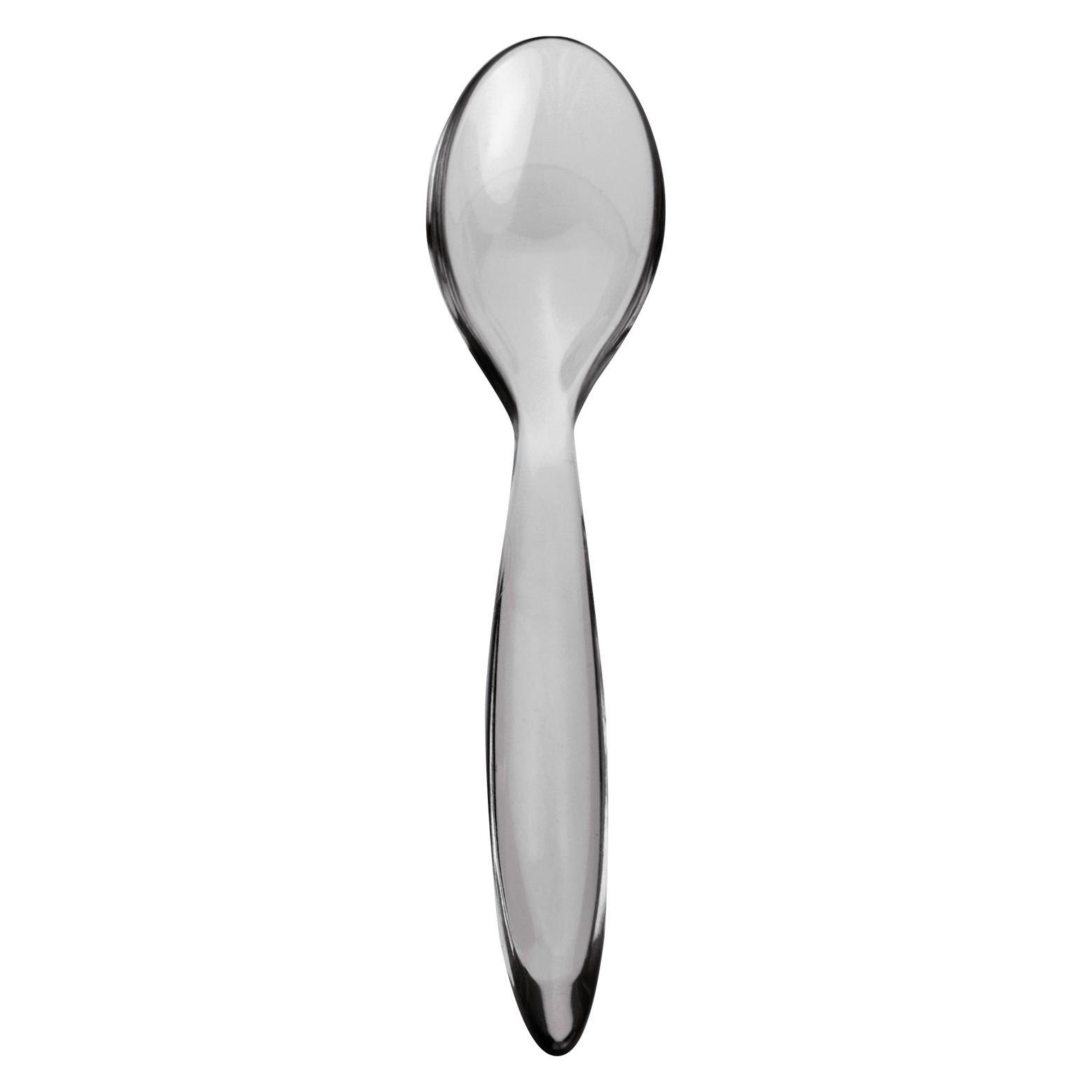 Gnali & Zani Pico - Eierlöffel transparent, 12,5 cm (1 Stk., Löffel) (GNALI & ZANI) Mindestbestellmenge: 6 Stück
