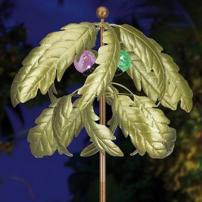 Regal Art & Gift - Drop Ship Palm Tree Wind Spinner Green , Green