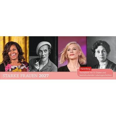 Starke Frauen Premium-Tischplaner 2027 - Tischplaner mit 53 Zitaten und beeindruckenden Lebensgeschichten