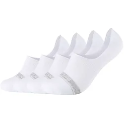 4er Pack Mustang True Denim Originals Baumwolle Füßlinge Herren 1000 - white 39-42