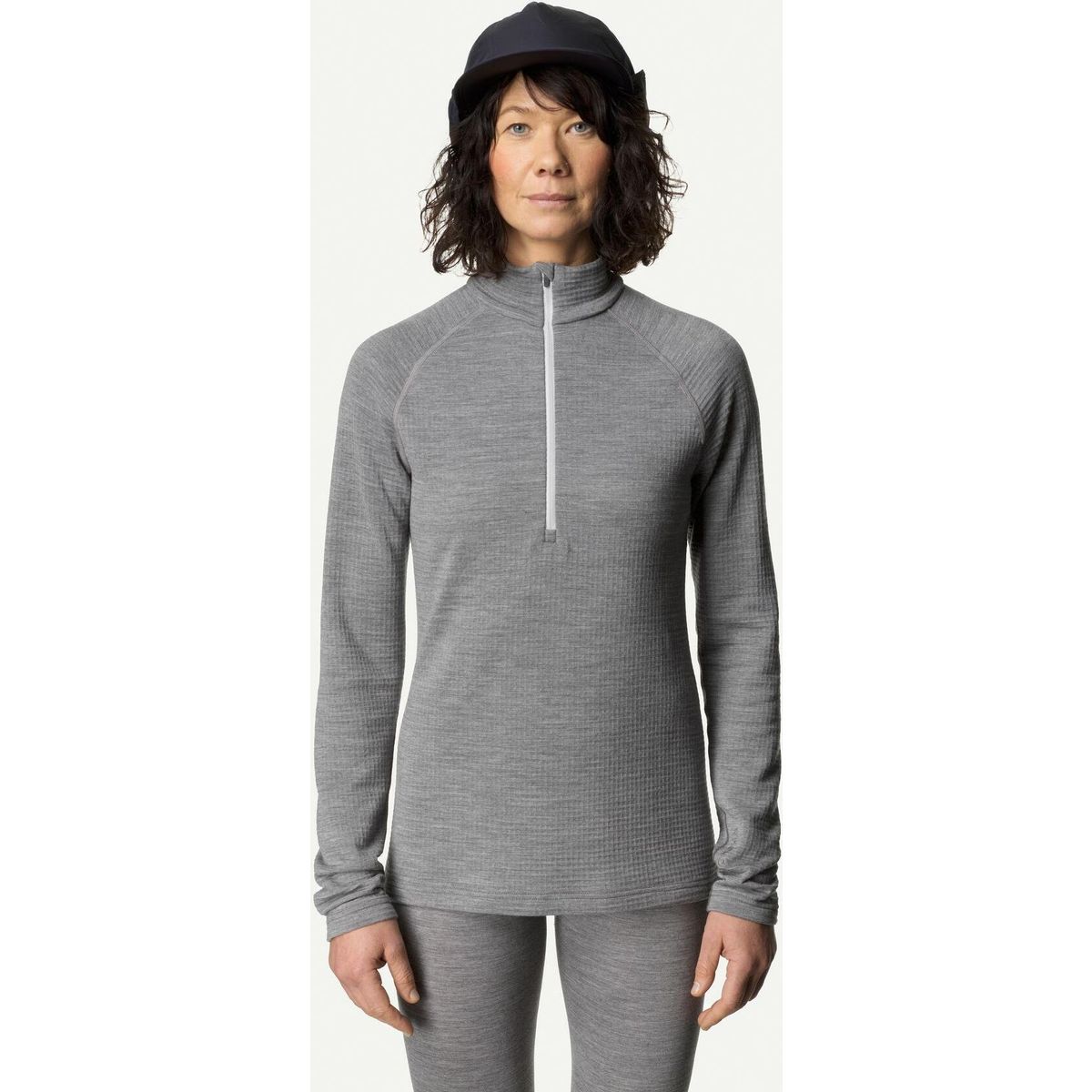 Houdini W's Desoli Thermal Half Zip II college grey (712) L 840078-712-L