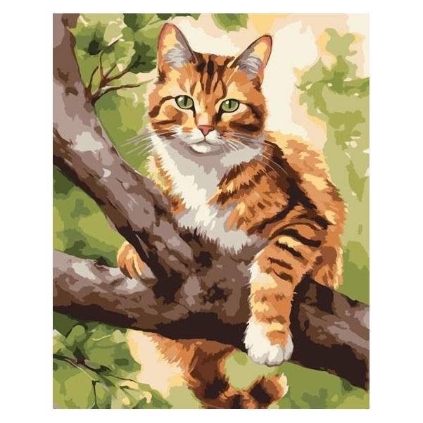 Norimpex Malen nach Zahlen - Jäger im Baum 40x50cm (56742233)