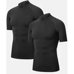 POWER KOMPRESSIONS T-SHIRT - Schwarz - L