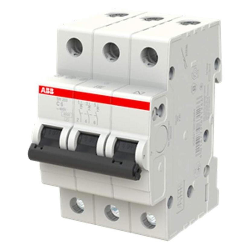 ABB MINI CIRCUIT BREAKER SH203-C16A 3P 6KA (2CDS213001R0164)