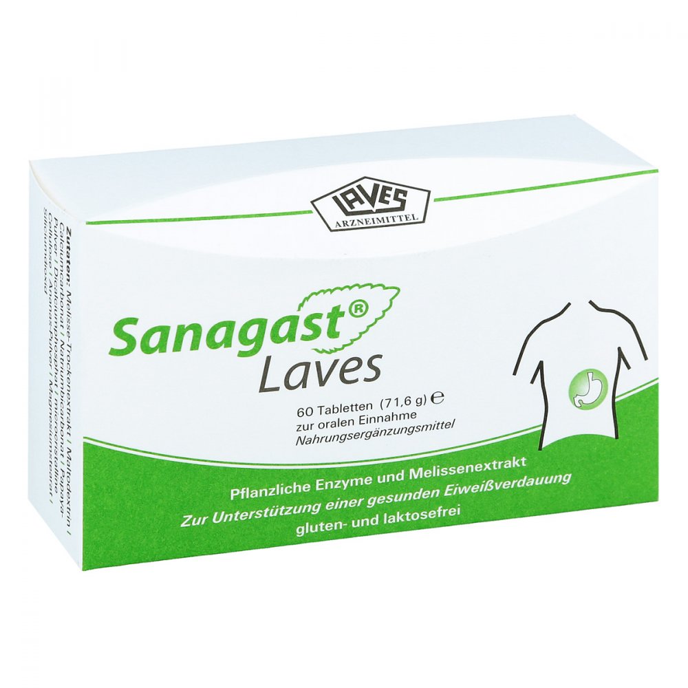 Laves-Arzneimittel GmbH Sanagast Laves Tabletten 07146273