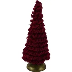 Aufsteller Tanne H=32cm - rot|gold