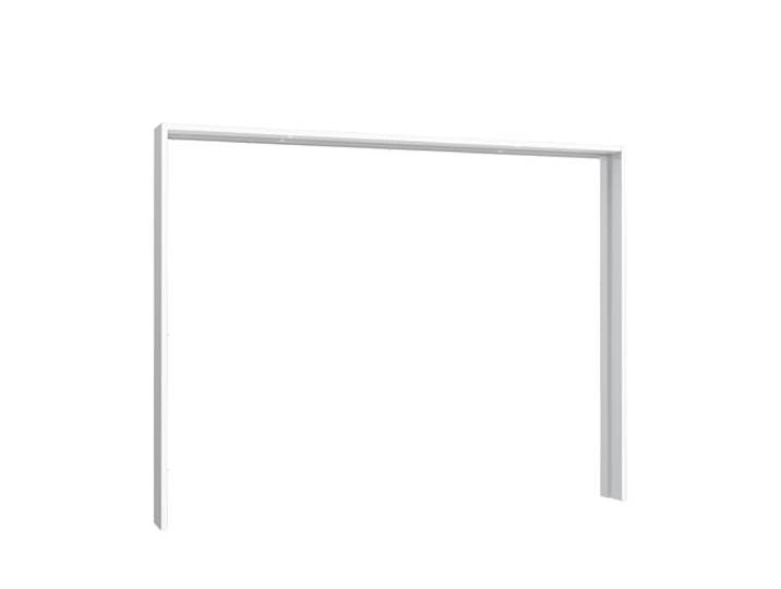 möbelando Passepartout >Passepartout< in Weiss Glanz - 280,6x215,1x23,8cm (BxHxT)