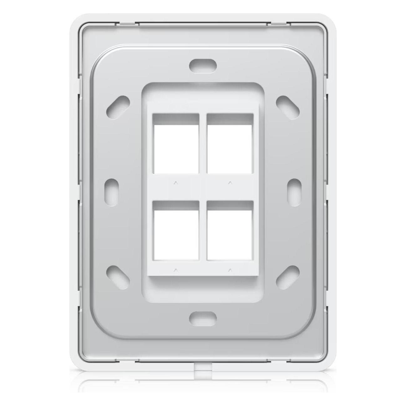 Ubiquiti Vertikal Paintable Keystone Wall Plate 4-Port, 4er-Pack (UACC-WP-KEYSTONE-V-4P)