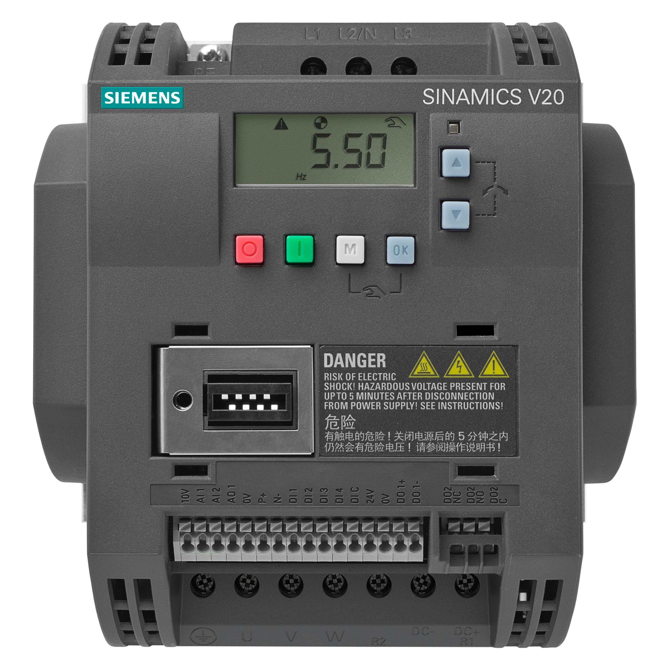 Siemens Umrichter SINAMICS (6SL32105BE137CV1)