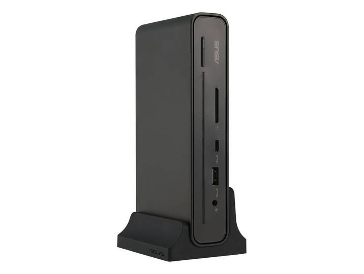 Asus Laptop-Dockingstation Triple Display USB-C Dock Duo DC301 Kabelgebunden Schwarz